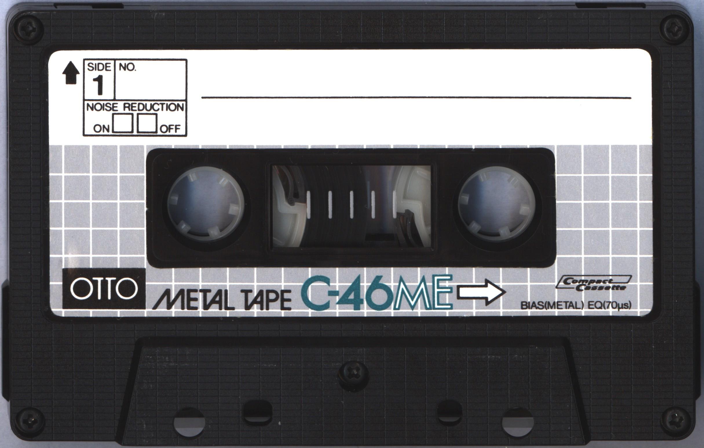 Compact Cassette OTTO ME 46 Type IV Metal 1979 Japan