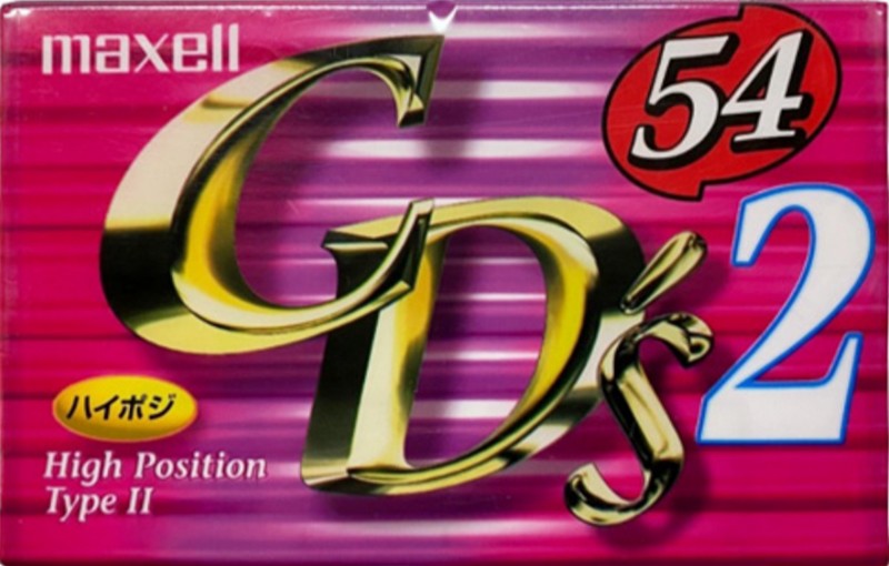 Compact Cassette Maxell CD`s II / CD`s 2 54 "CDS2-54M" Type II Chrome 1999 Japan