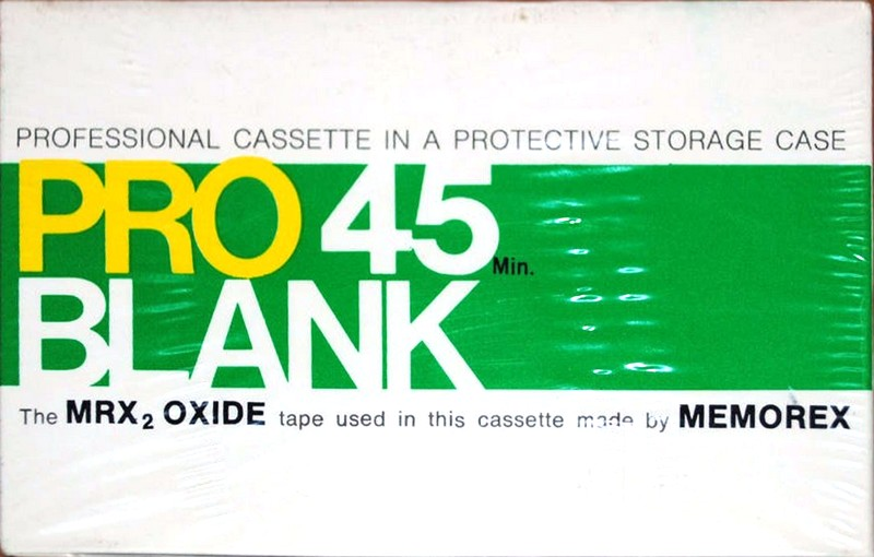 Compact Cassette: Memorex  - MRX2 Oxide 45