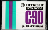 Compact Cassette Hitachi Platinum 90 Type I Normal 1970 Europe