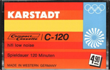 Compact Cassette Karstadt 120 Type I Normal 1972 Germany