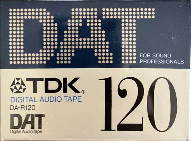 Digital Audio Tape TDK 120 "DA-R120N" Type IV Metal 1992 Japan