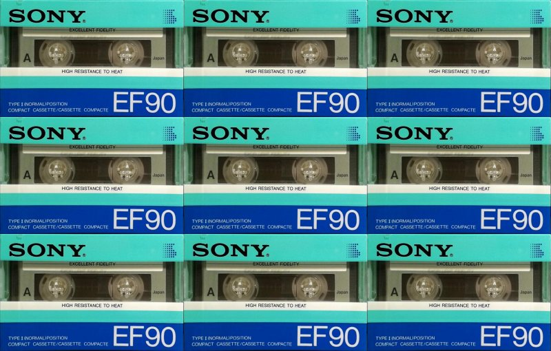 Compact Cassette: Sony  - EF 90