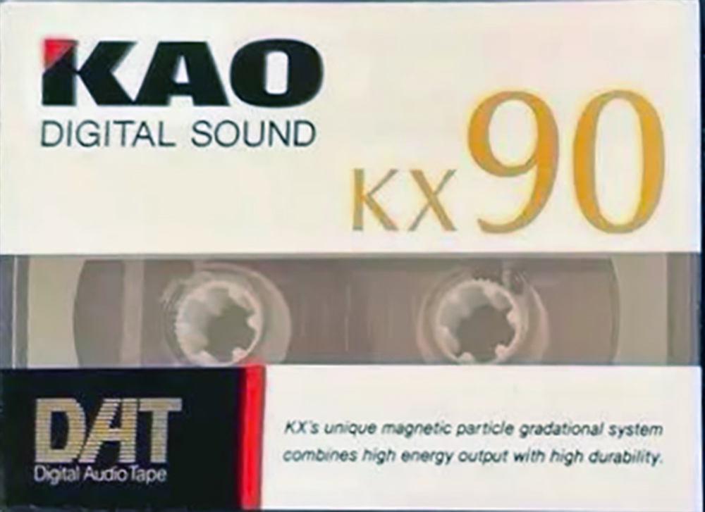 Digital Audio Tape KAO KX 90 Type IV Metal 1994 Japan