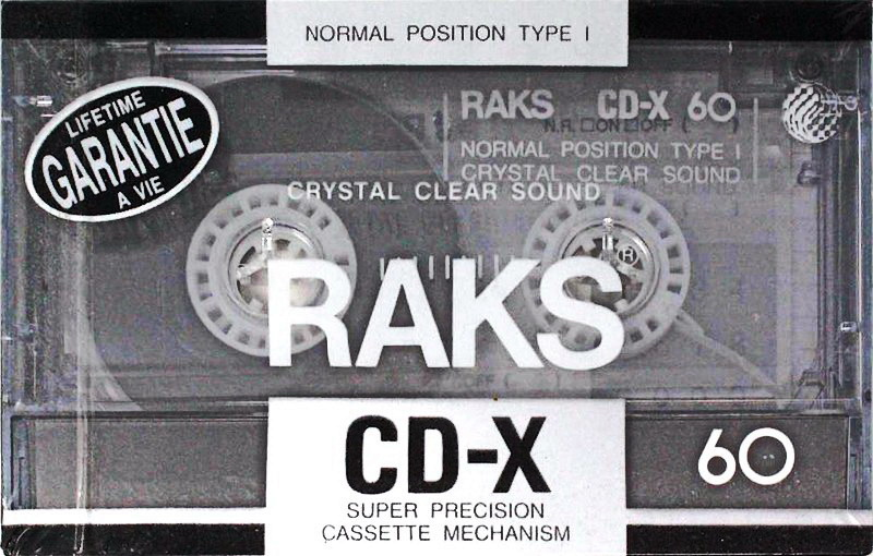 Compact Cassette: RAKS  - CD-X 60