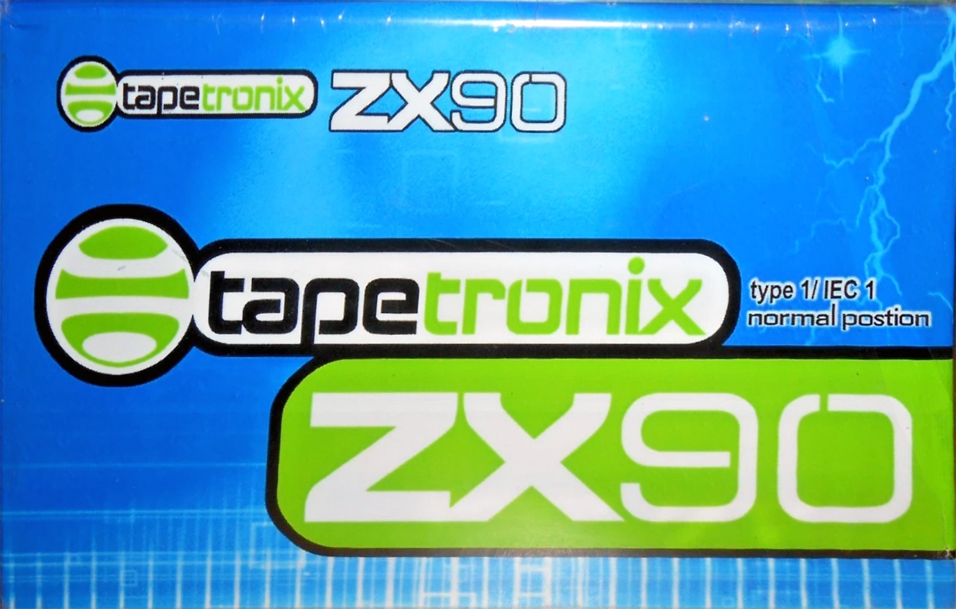 Compact Cassette Tapetronix 90 "ZX" Type I Normal Unknown Country