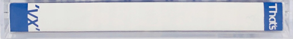 Compact Cassette Thats VX 100 Type II Chrome 1990 Europe