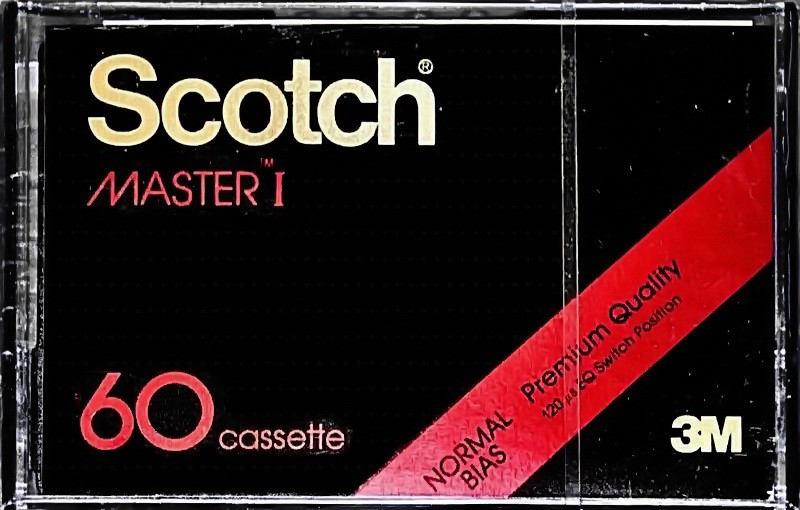 Compact Cassette Scotch Master I 60 Type I Normal 1982 USA