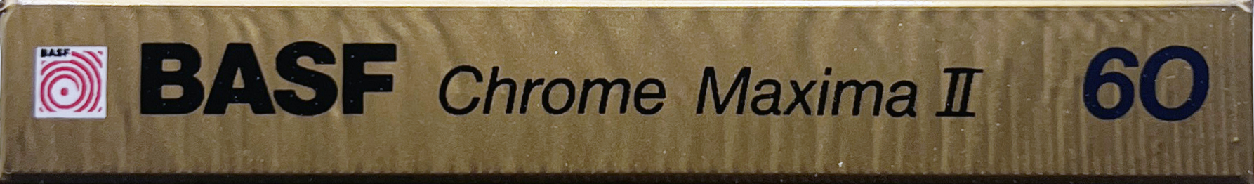 Compact Cassette BASF Chrome Maxima II 60 Type II Chrome 1990 Europe