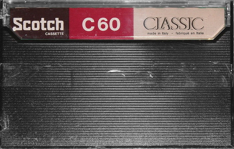 Compact Cassette Scotch Classic 60 Type III Ferro Chrome 1975 Europe