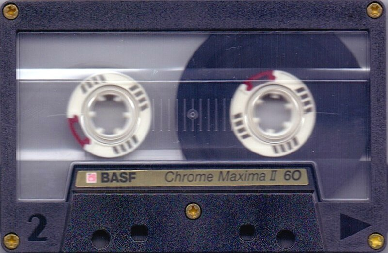 Compact Cassette BASF Chrome Maxima II 60 Type II Chrome 1989 Europe