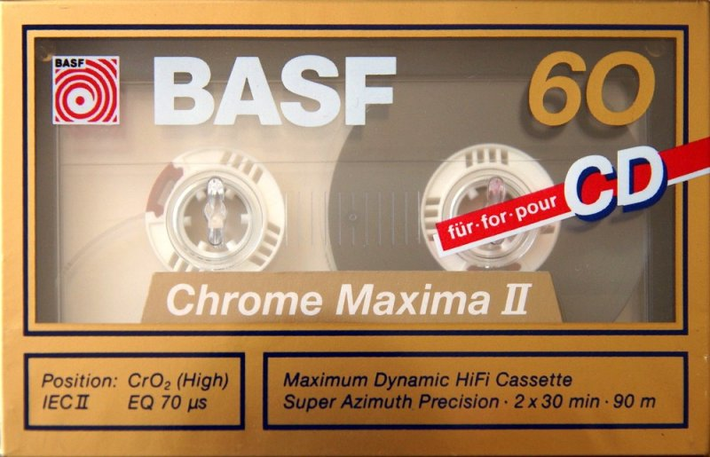 Compact Cassette: BASF  - Chrome Maxima II 60