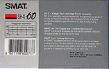 Compact Cassette Smat SH X 60 Type I Normal 1989 Europe