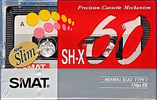 Compact Cassette Smat SH X 60 Type I Normal 1989 Europe