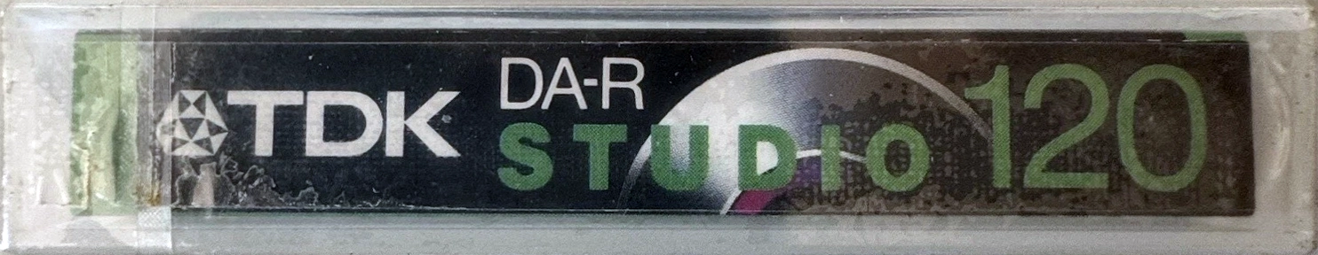Digital Audio Tape TDK DA-R Studio 120 "DA-R1206STEA" Type IV Metal 1992 Europe