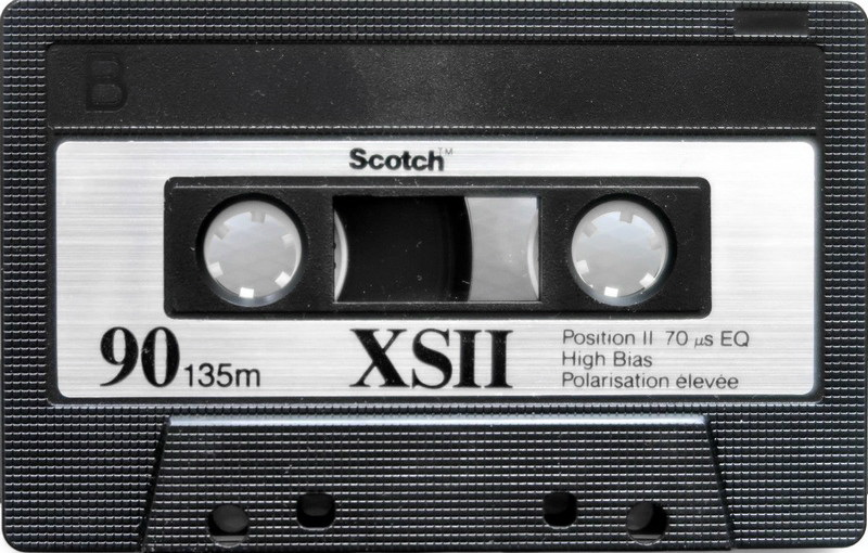 Compact Cassette Scotch XS II 90 Type II Chrome 1987 Worldwide