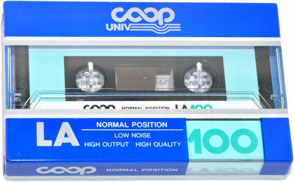 Compact Cassette CO-OP LA 100 Type I Normal 1987 Japan