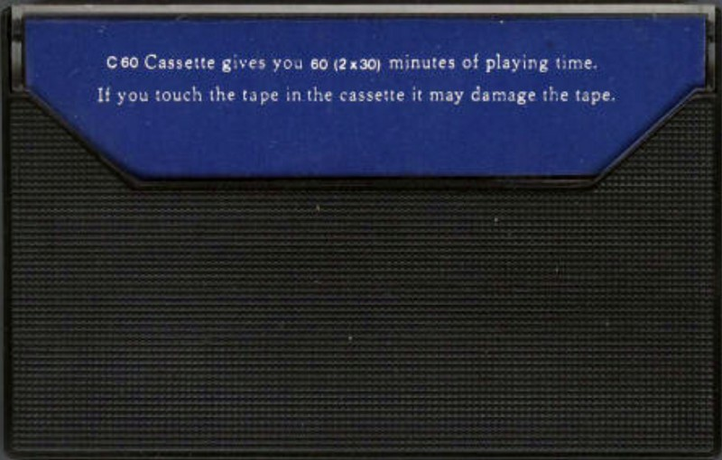 Compact Cassette International 60 Type I Normal 1978 Hong Kong