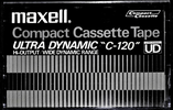 Compact Cassette Maxell UD 120 Type I Normal 1970 Worldwide