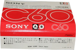 Compact Cassette Sony 60 Type I Normal 1973 Japan