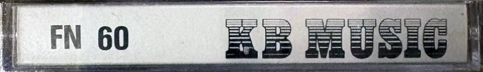 Compact Cassette KB Music FN 60 Type I Normal 1984 France