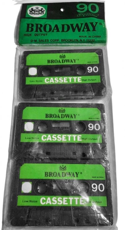 Compact Cassette Broadway 90 Type I Normal USA