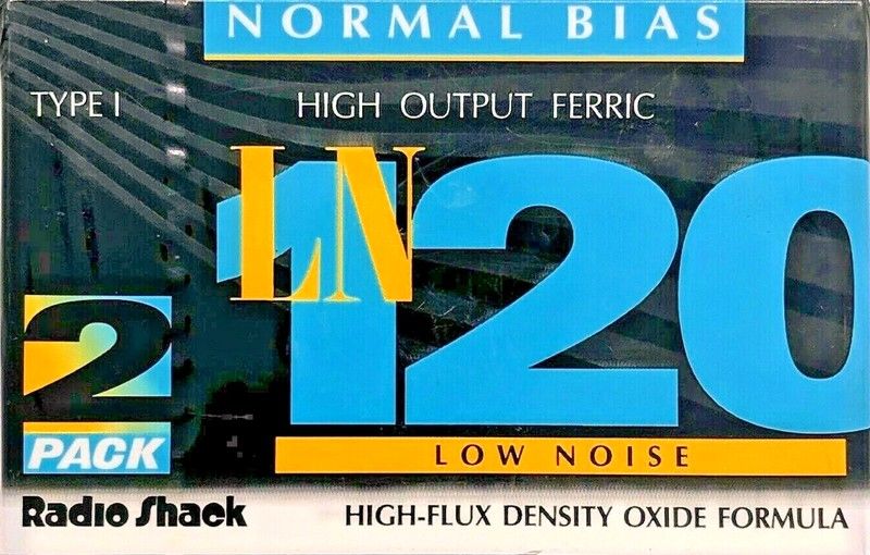 2 pack Radio Shack LN 120 Type I Normal 1995 Australia