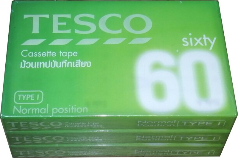 Compact Cassette Tesco 60 Type I Normal 2006 Thailand
