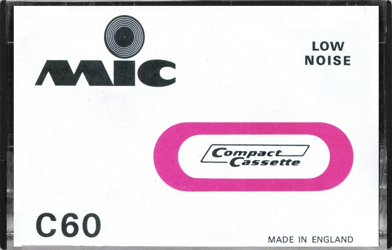 Compact Cassette Mic 60 Type I Normal 1976 England