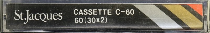 Compact Cassette St. Jacques 60 Type I Normal 1984 Worldwide