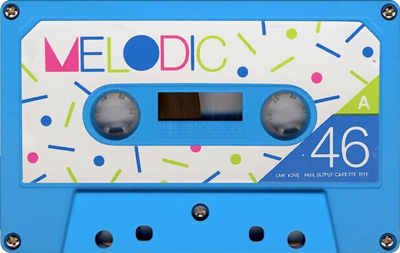 Compact Cassette Melodic 46 "Blue" Type I Normal 1984 Japan