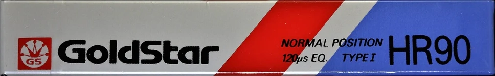 Compact Cassette Goldstar HR 90 Type I Normal 1986 USA