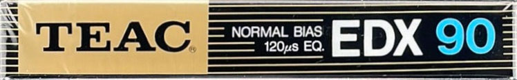 Compact Cassette Teac EDX 90 Type I Normal 1988 Europe