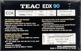 Compact Cassette Teac EDX 90 Type I Normal 1988 Europe