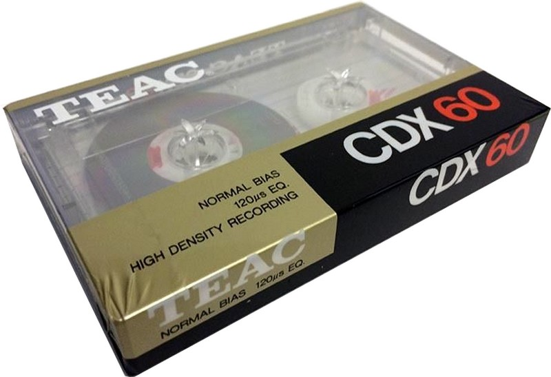 Compact Cassette Teac CDX 60 Type I Normal 1989 Europe
