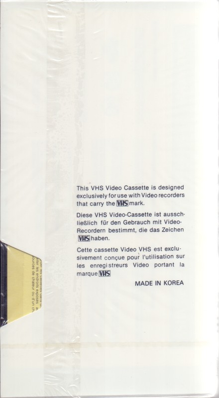VHS, Video Home System Daewoo HQ 180 Type I Normal Europe