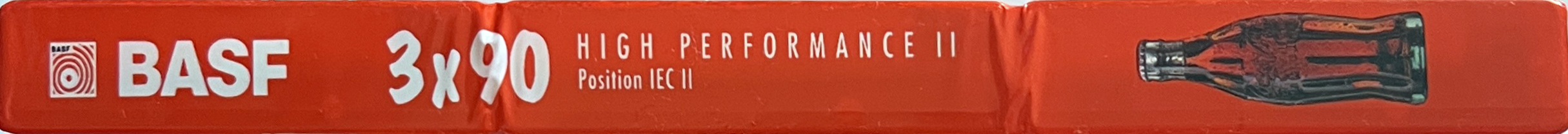 3 pack BASF High Performance II 90 "Coca-Cola Bottle" Type II Chrome 1995 Europe