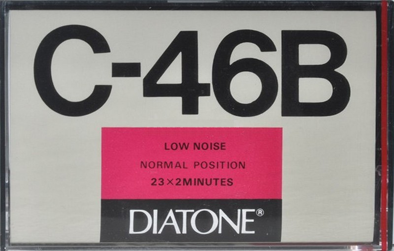 Compact Cassette Diatone B 46 Type I Normal 1979 Japan
