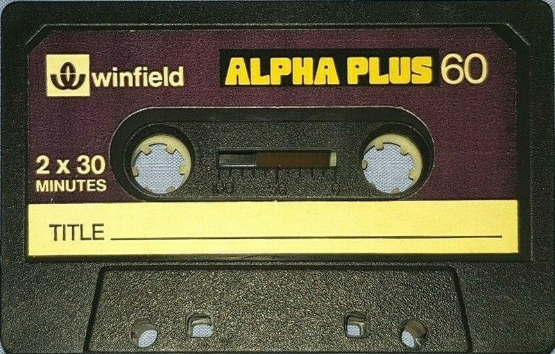Compact Cassette Winfield Alpha Plus 60 Type I Normal 1980 UK
