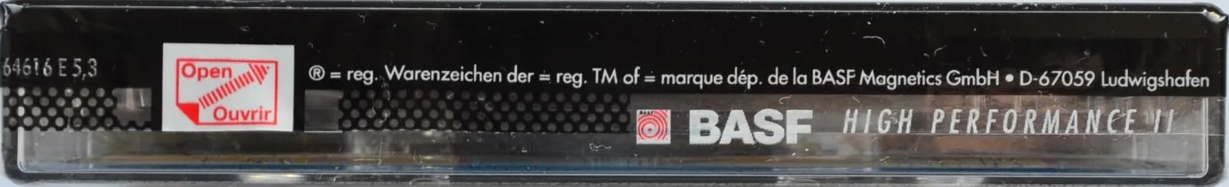 Compact Cassette BASF High Performance II 90 "Modern Art Edition I" Type II Chrome 1995 Europe