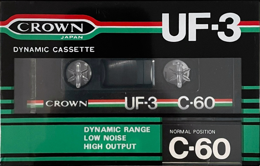 Compact Cassette Crown / Crown Radio Corporation UF-3 60 Type I Normal Europe