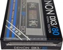 Compact Cassette Denon DX3 80 Type I Normal 1981 Japan