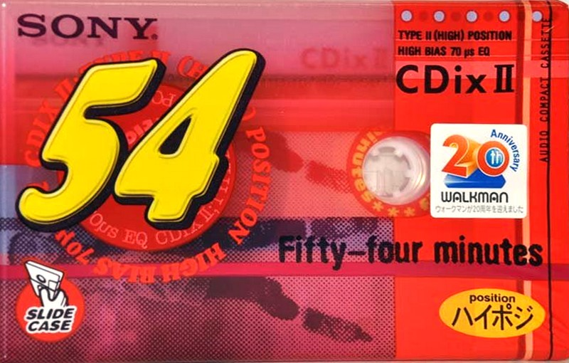 Compact Cassette: Sony  - CDix II 54