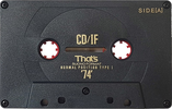 Compact Cassette Thats CD-IF 74 Type I Normal 1991 Europe