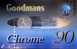 Compact Cassette Goodmans 90 Type II Chrome 1993 UK