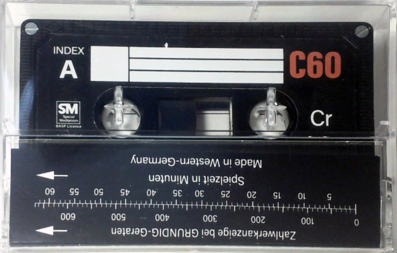 Compact Cassette Grundig Super HiFi Cassette 60 Type II Chrome 1976 Germany