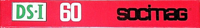 Compact Cassette Socimag DS-I 60 Type I Normal 1984 Europe