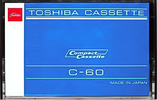 Compact Cassette Toshiba 60 Type I Normal 1969 Japan