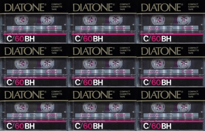 Compact Cassette: Mitsubishi Diatone - BH 60