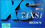 Compact Cassette Sony X Select 74 "C-74XS1" Type I Normal 1994 Japan